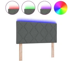 LED galvūgalis Pilka audinys