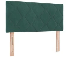 LED galvūgalis Tamsiai žalia 100 cm Aksomas