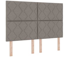 LED galvūgalis Taupe audinys