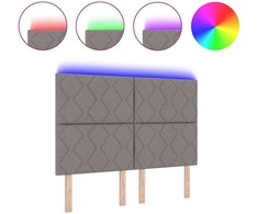 LED galvūgalis Taupe audinys
