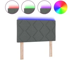 LED galvūgalis Pilka audinys