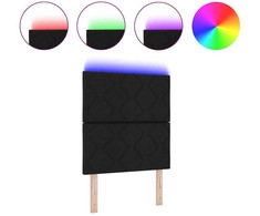 LED galvūgalis Juodas audinys
