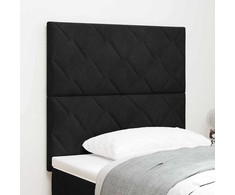 LED galvūgalis Juodas 90 cm Aksomas