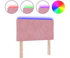 LED galvūgalis Rožinė 80 cm Aksomas