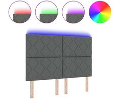 LED galvūgalis Pilka audinys