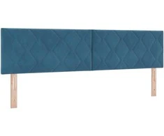 LED galvūgalis Tamsiai mėlyna 180 cm Aksomas