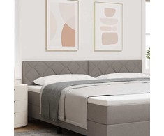 LED galvūgalis Taupe audinys