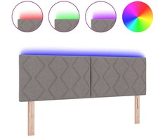 LED galvūgalis Taupe audinys