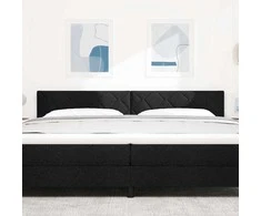 LED galvūgalis Juodas 200 cm audinys