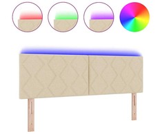 LED galvūgalis Kreminė audinys