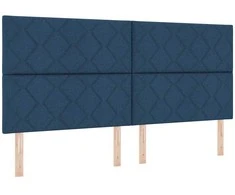LED galvūgalis Mėlyna 200 cm audinys