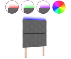 LED galvūgalis Pilka audinys