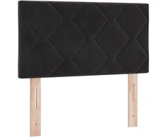 LED galvūgalis Juodas 80 cm Aksomas