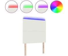 LED galvūgalis su galvūgalio Kreminė 100 cm Kordūrinis audinys