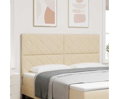 LED galvūgalis Kreminė 180 cm audinys