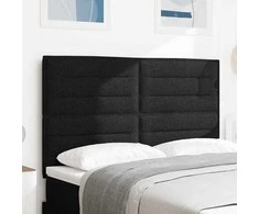LED galvūgalis su LED juostelėmis Juodas 144 cm audinys