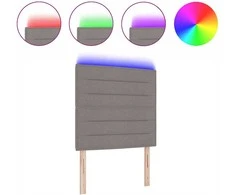 LED galvūgalis Taupe audinys