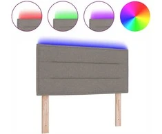 LED galvūgalis Taupe audinys