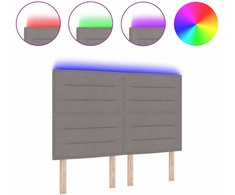 LED galvūgalis Taupe audinys