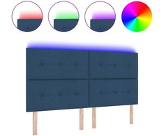 LED galvūgalis su LED juostelėmis Mėlyna 180 cm audinys