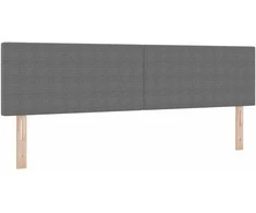 LED galvūgalis Šviesiai pilka 180 cm Kordūrinis audinys