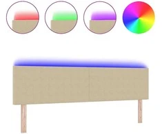 LED galvūgalis Pilkai žalia 180 cm Kordūrinis audinys