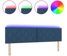 LED galvūgalis Mėlyna 180 cm audinys