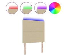 LED galvūgalis Pilkai žalia 80 cm Kordūrinis audinys