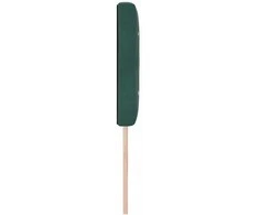 LED galvūgalis su LED juostelėmis Tamsiai žalia 144 cm Aksomas