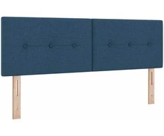 LED galvūgalis su LED juostelėmis Mėlyna 144 cm audinys