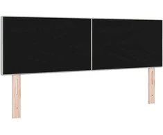 LED galvūgalis su LED juostelėmis Šviesiai pilka 144 cm Aksomas