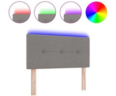 LED galvūgalis Taupe audinys