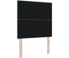 LED galvūgalis su LED juostelėmis Mėlyna 90 cm Aksomas
