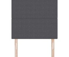 LED galvūgalis Tamsiai pilka 100 cm Kordūrinis audinys