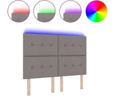 LED galvūgalis Taupe audinys