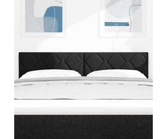 LED galvūgalis Juodas 144 cm audinys