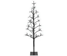 LED girliandų Kalėdų eglutė Juoda 18 x 18 x 120 cm Plienas