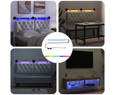 LED juosta 110 cm Įvairiaspalvis PVC