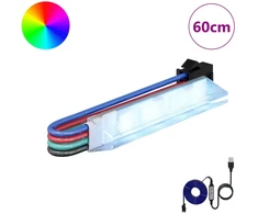 LED juosta 12 pcs Juoda ir Balta 1745 mm Varis ir plastikas