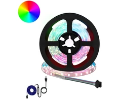 LED juosta 12 pcs Juoda ir permatoma 1000 mm Varis ir plastikas