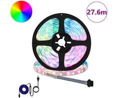 LED juosta 12 pcs Juoda ir permatoma 2300 mm Varis ir plastikas