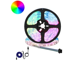 LED juosta 12 pcs Juoda ir permatoma 3000 mm Varis ir plastikas