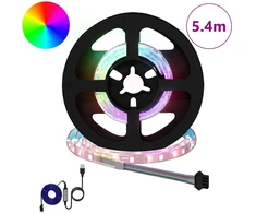LED juosta 12 pcs Juoda ir permatoma 450 mm Varis ir plastikas