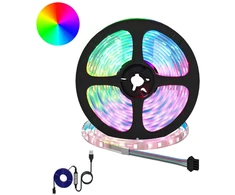 LED juosta 12 pcs Juoda ir permatoma 5100 mm Varis ir plastikas