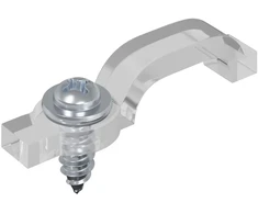 LED juosta 12 vnt. Juoda ir permatoma Varis ir plastikas
