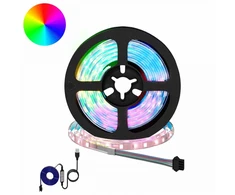 LED juosta 12 pcs Juoda ir permatoma 950 mm Varis ir plastikas