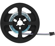LED juosta 2 pcs Juoda ir permatoma 450 mm Varis ir plastikas