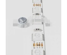 LED juosta 2 pcs Juoda ir permatoma 750 mm Varis ir plastikas