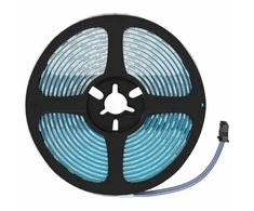 LED juosta 2 pcs Juoda ir permatoma 3000 mm Varis ir plastikas
