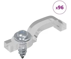 LED juosta 2 pcs Juoda ir permatoma 4700 mm Varis ir plastikas